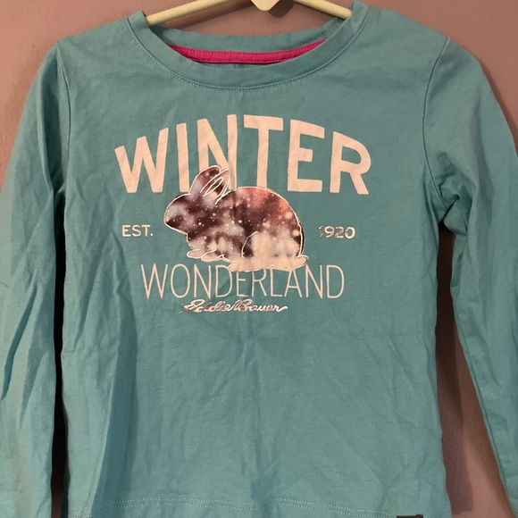 Bundle- Eddie Bauer Girls Graphic Long Sleeve Tees in XXS(4) - Picture 2 of 10
